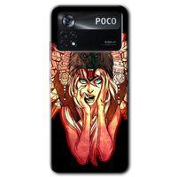 Poco x4 Pro Kılıf HD Desen Baskılı Arka Kapak - Kurt Kız + Kırılmaz Cam