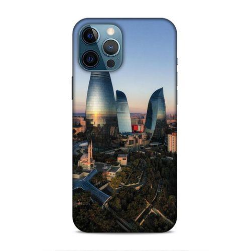 Apple iPhone 12 Pro Max Uyumlu Kılıf Azarbaijan (32) Soft Silikon Kılıf Azerbaycan Kuleleri