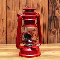 VIP 24 CM METAL GEMİCİ FENERİ KAMP LAMBASI ÇADIR LAMBASI KIRMIZI GAZ LAMBASI KIRMIZI GEMİCİ FENERİ