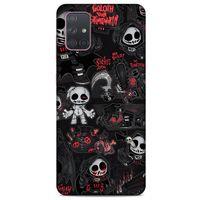 Samsung Galaxy A71 Uyumlu Kılıf Motorsiklet (30) Silicone Case İskelet