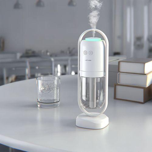 Lenyes LHU04 Kum Saati Tipi 360 Derece Dönebilen RGB Atmosfer Işıklı Sessiz Hava Nemlendirici