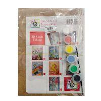 Becerikli Boncuklar 3D Resim Çalışması Seti