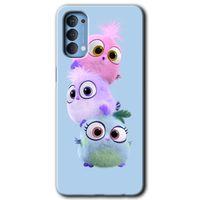 MRCİLETİSİM Oppo Reno 4 Kılıf Baskılı Kapak - Puffy + 5D Tam Kaplayan Cam