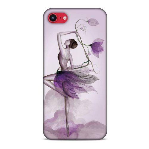 Y.Liva-2020 (Çiçekle Dans) Apple iPhone SE 2020 Kılıf Silikon Kapak Desenli