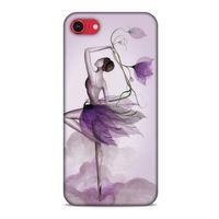 Y.Liva-2020 (Çiçekle Dans) Apple iPhone SE 2020 Kılıf Silikon Kapak Desenli