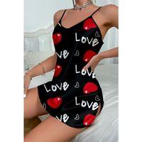 Love Desenli Saten
