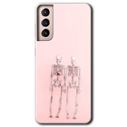 Galaxy S21 Plus Kılıf HD Desen Baskılı Arka Kapak - Yaşayan Çift + Kırılmaz Cam