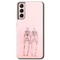 Galaxy S21 Plus Kılıf HD Desen Baskılı Arka Kapak - Yaşayan Çift + Kırılmaz Cam