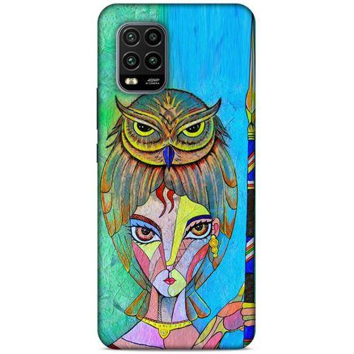 Lopard Xiaomi Mi 10 Lite Uyumlu Kılıf Sürreal Yüzler ♀ (39) Liquid Crystal Kılıf Baskılı