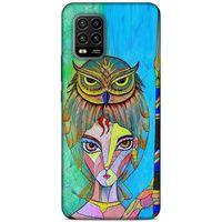 Lopard Xiaomi Mi 10 Lite Uyumlu Kılıf Sürreal Yüzler ♀ (39) Liquid Crystal Kılıf Baskılı