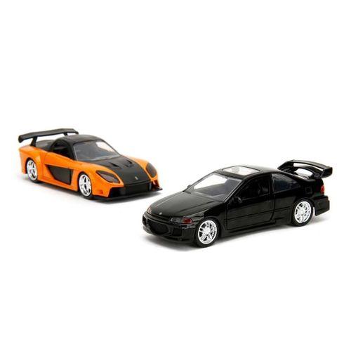 Fast Furious Twin Pack 1:32 Jada Diecast Metal Araba Seti