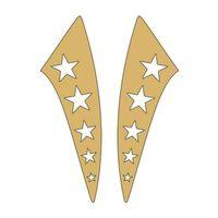 SEVGENT Cg Gold Yıldızlı Çamurluk Yan Sticker