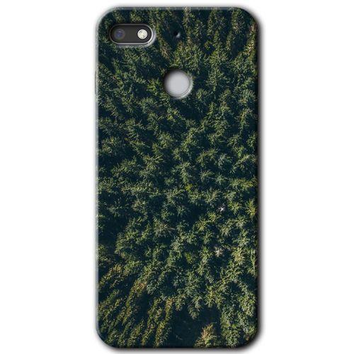 General Mobile GM 8 Go HD Baskılı Kılıf + 9D Tam Ekran Koruyucu - Çam Ağacı Ormanı