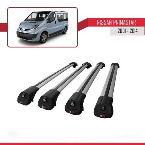 Nissan Primastar 2001-2014 Arası ile uyumlu ACE-1 Ara Atkı Tavan Barı GRİ 4 ADET BAR