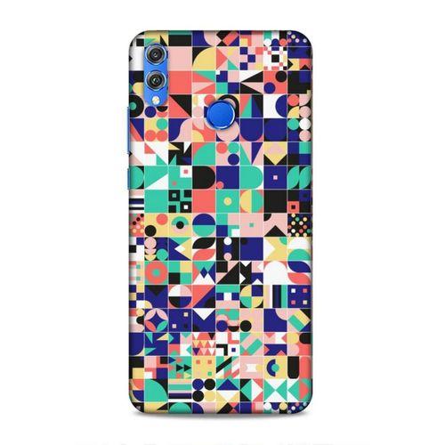 Huawei Honor 8x Uyumlu Kılıf Insomnia (40) Fit Silikon Kılıf Minik Kareler