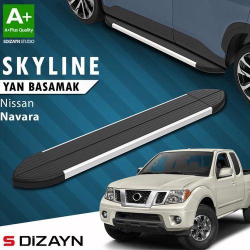 S-Dizayn Nissan Navara 2 Skyline Aluminyum Yan Basamak 203 Cm 2005-2015 A+ Kalite