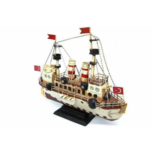Metal Gemi Biblo Dekoratif Hediyelik