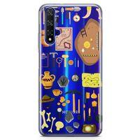 Honor View 20 Kılıf Arkeolog Malzemeleri Arka Kapak Koruma Desenli Full Koruyucu