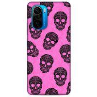 Xiaomi Poco F3 Uyumlu Kılıf Pembe Delisi (39) Liquid Crystal Kılıf Kurukafa