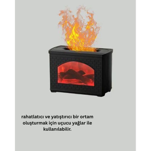 Aromaterapi Uyumlu Ultrasonik Oda Nemlendirici Ayarlanabilir Sis Çıkışlı