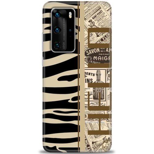 Huawei P40 Pro Kılıf HD Baskılı Kılıf - Hello + Tam Ekran Koruyucu