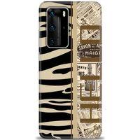 Huawei P40 Pro Kılıf HD Baskılı Kılıf - Hello + Tam Ekran Koruyucu