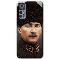 TCL 30 Plus Kılıf HD Desen Baskılı Arka Kapak - Başkomutan Atatürk