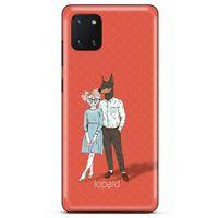 Huawei Y5P Kılıf FunnyMaX (15) Antişok Kılıf Kırmızı Kedi Köpek