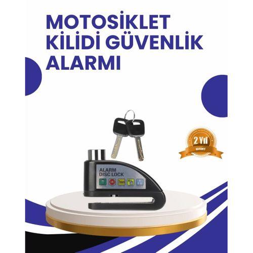 Taşınabilir Alarm Disk Kilidi Motosiklet Scooter Bisiklet Güvenlik