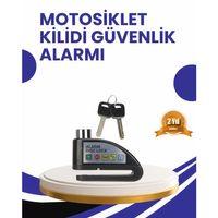 Taşınabilir Alarm Disk Kilidi Motosiklet Scooter Bisiklet Güvenlik