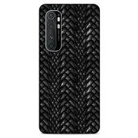Xiaomi Mi Note 10 Lite Kılıf Dragons (2) Kabı Ejderha Deri Siyah