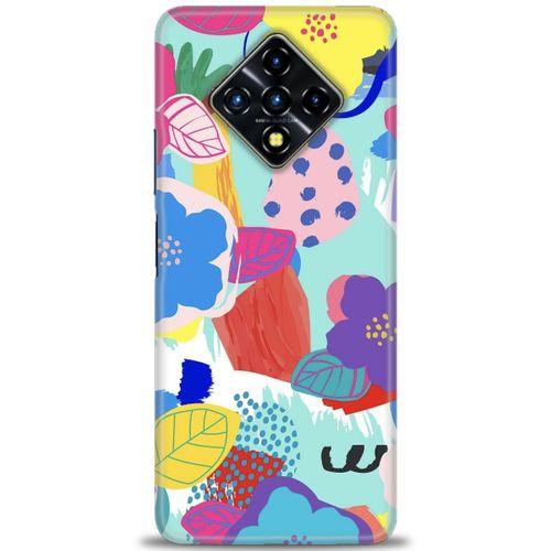 Infinix Zero 8 Kılıf HD Baskılı Kılıf - Flowers + Tam Ekran Koruyucu