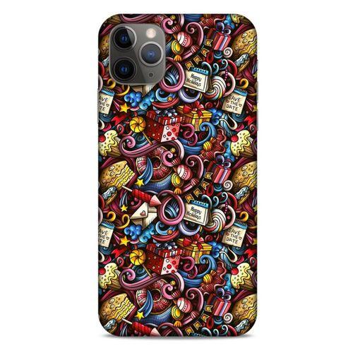 Graffitix (47) Desenli Silikon Kapak Apple Iphone 11 Pro Max Kılıf