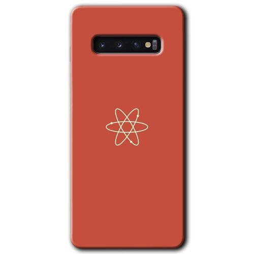 Galaxy S10 Kılıf HD Desen Baskılı Arka Kapak - Atom + Kırılmaz Cam