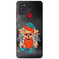 Lopard Samsung Galaxy A21s Uyumlu Kılıf Tattoo's (33) Hybrid Kılıf Stay Wild