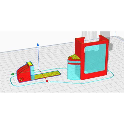 Akaso Brave 6 Plus Monitör Montu GoPro Klon Aksiyon Kamerası (Bu ürün Sadece Plastik parçadır - Almadan Önce Soru Sorabilirsiniz)