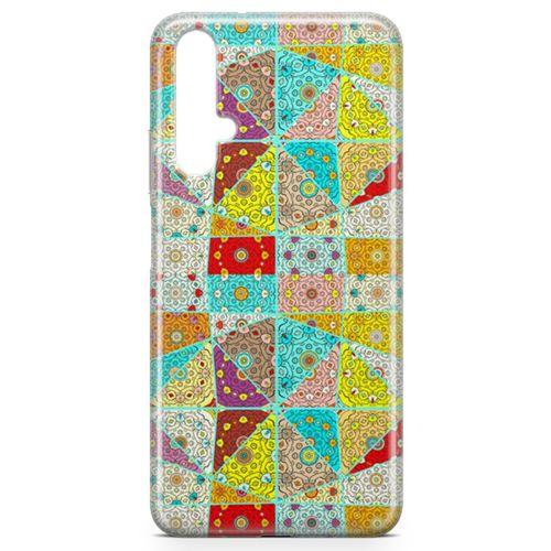 Honor View 20 Kılıf Teferruat Arka Kapak Koruma Desenli Full Koruyucu