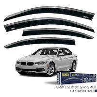 BMW 3 Serisi F30 2012-2019 -  Kromlu Cam Rüzgarlığı 4Lü Parça