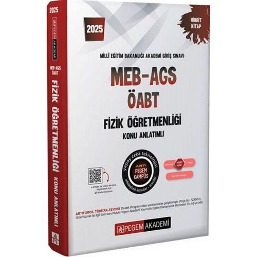 2025 MEB AGS ÖABT Fizik Öğretmenliği Konu Anlatımlı Pegem Yayınları