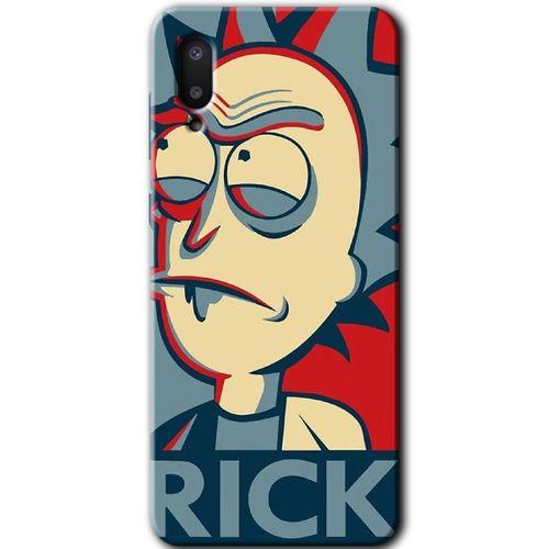 Samsung Galaxy A02 Kılıf Baskılı Kapak - Rick News +Tam Kaplayan Mat Seramik
