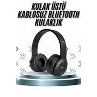 Kulak Üstü Bluetooth Kulaklık Yüksek Ses Kaliteli Ayarlanabilir