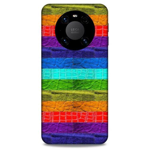 Lopard Huawei Mate 40 Pro Uyumlu Kılıf Patchwork (38) Neo Hybrid Kılıf