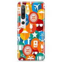 Xiaomi Mi 10 Pro Kılıf Yaz Arka Kapak Koruma Desenli Full Koruyucu