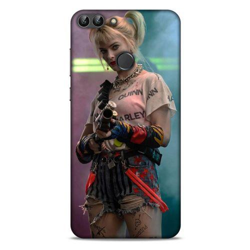 Huawei Psmart Uyumlu Kılıf Harley Quinn (11) Tam Koruma Yeşil
