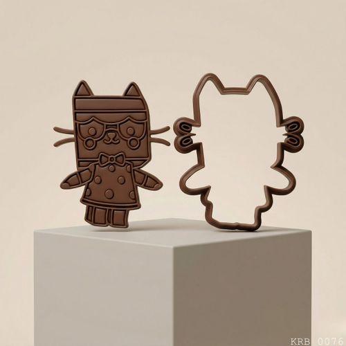 5Li Kedi Figürlü Hamur Şekillendirici Kurabiye Kalıbı Oyun Hamuru Kalıbı 6 5 cm