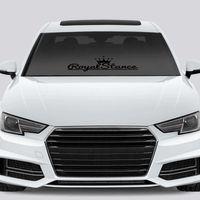 Taçlı Stance Royal Yazılı Sticker, Oto, Araba, Araç, Etiket, Aksesuar, Tuning, Modifiye, Arma