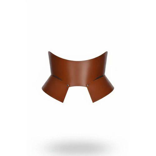Kahverengi Deri Geniş Kadın Kemeri, Korse Deri Kemer - APFT611