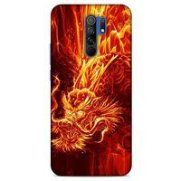 Xiaomi Redmi 9 Kılıf Dragons (12) Koruyucu Silikon Ateş Ejderhası
