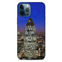 Apple iPhone 12 Pro Max Kılıf Dünya Mimarisi (34) Slim Armor Kılıf Mary Axe Londra