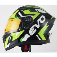 SEVGENT Kask Çeneli Gözlüklü Evo Yeşil-Siyah 31609 -L-